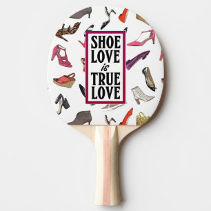 Raquette De Ping Pong L'amour de la chaussure est un vrai amour Ping Pon