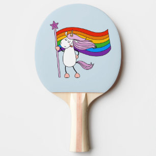 Raquette De Ping Pong L'amour n'a pas de limites Unicorne