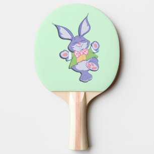 Raquette De Ping Pong Lapin de Pâques Violet Dansant Menthe