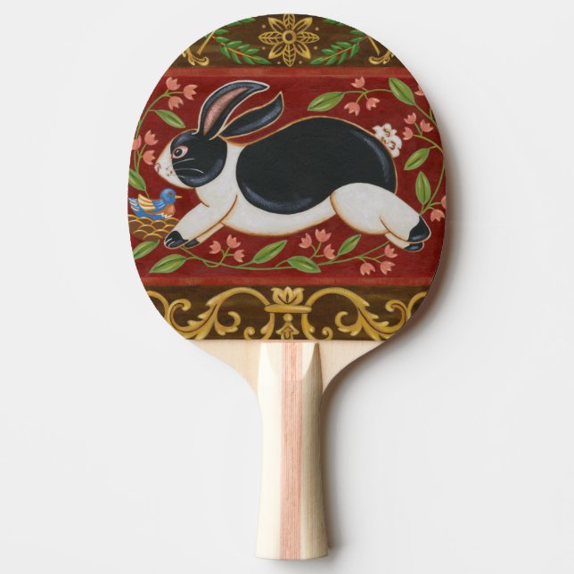 Raquette De Ping Pong Lapin folklorique (Devant)