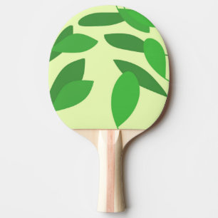 Raquette De Ping Pong L'art abstrait feuille