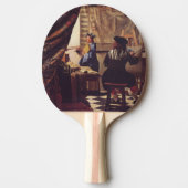 Raquette De Ping Pong L'art de la peinture par Johannes Vermeer (Devant)