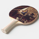 Raquette De Ping Pong L'art de la peinture par Johannes Vermeer (Devant Angle)