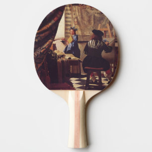 Raquette De Ping Pong L'Art de peindre par Johannes Vermeer
