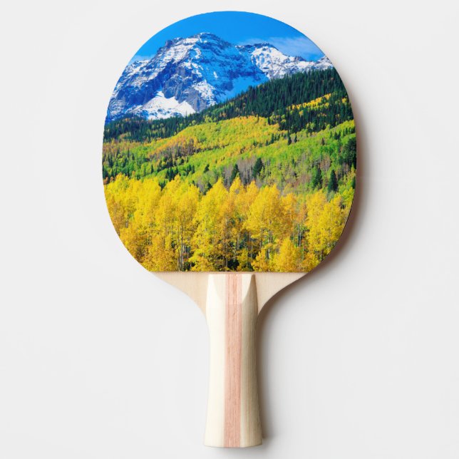 Raquette De Ping Pong L'automne dans les Rocheuses (Devant)