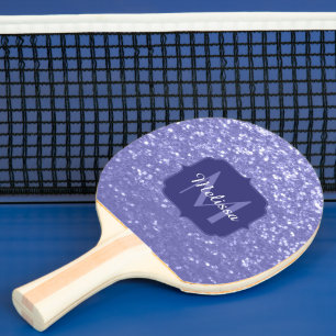 Raquette De Ping Pong Lavande violet scintille parties scintillant bling