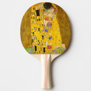 Raquette De Ping Pong Le célèbre tableau de Gustav Klimt, The Kiss.