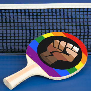Raquette De Ping Pong Le drapeau de couleur des personnes queer de Slipp