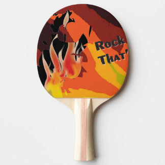 Raquette De Ping Pong Le feu