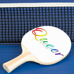 Raquette De Ping Pong Le mot unique expressif et étrange de SlipperyJoe