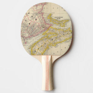 Raquette De Ping Pong Le Nouveau Brunswick, la Nouvelle-Écosse