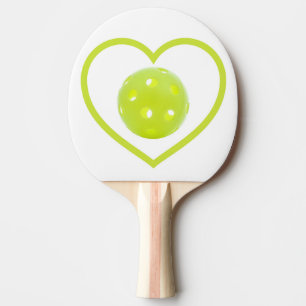 Raquette De Ping Pong le pickleball aime le pickball jaune