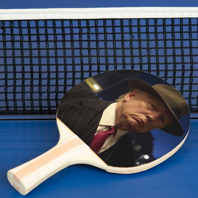 Raquette De Ping Pong Le président américain Donald Trump parrain (Insitu)