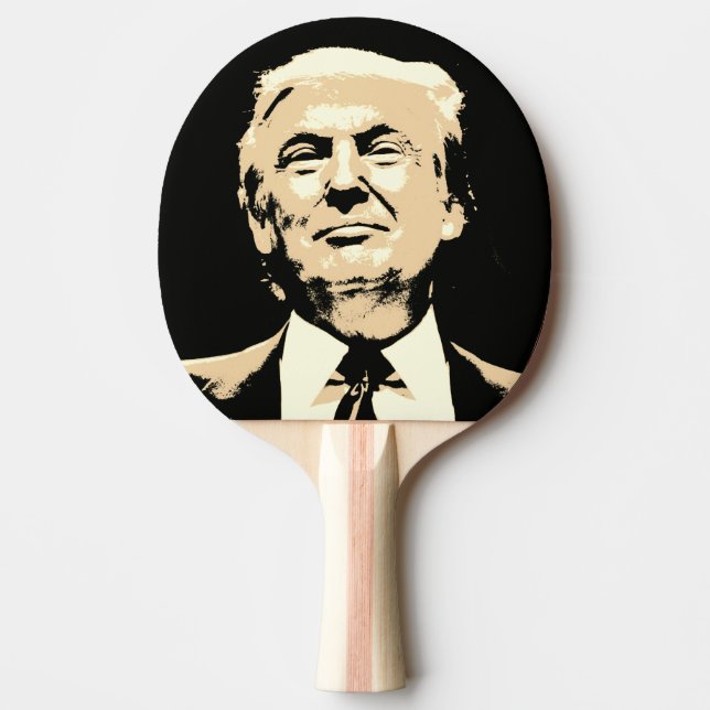 RAQUETTE DE PING PONG LE PRÉSIDENT TRUMP PING PONG PADDDLES (Devant)