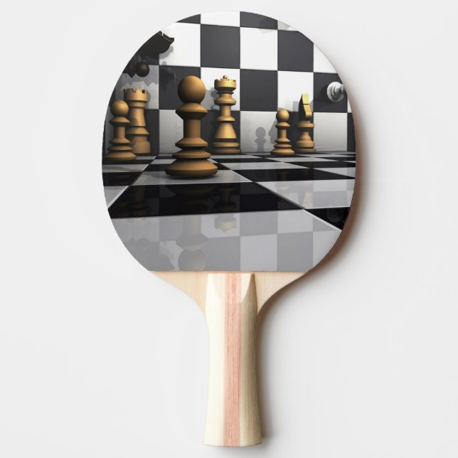 Raquette De Ping Pong Le Roi Chess Play (Devant)