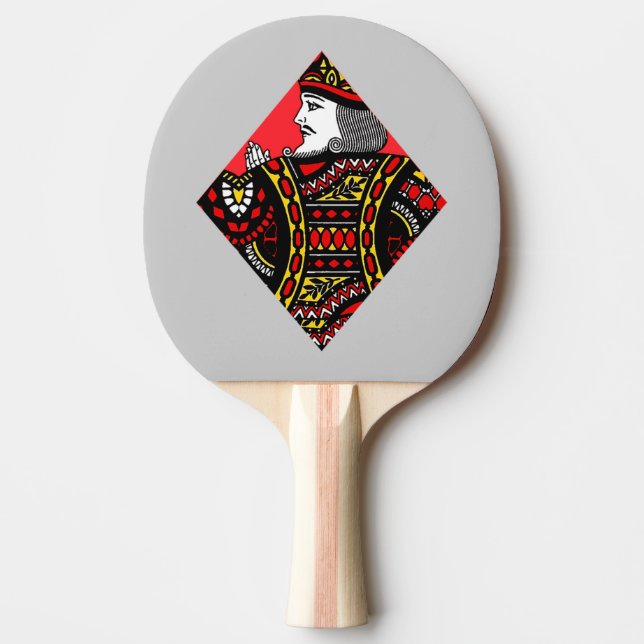 Raquette De Ping Pong Le roi des diamants (Devant)
