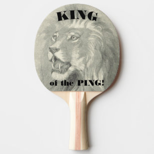 Raquette De Ping Pong Le roi du lion de cinglement drôle claquent