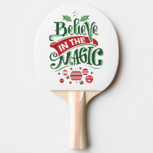 Raquette De Ping Pong Le Typographe du Magic Christmas