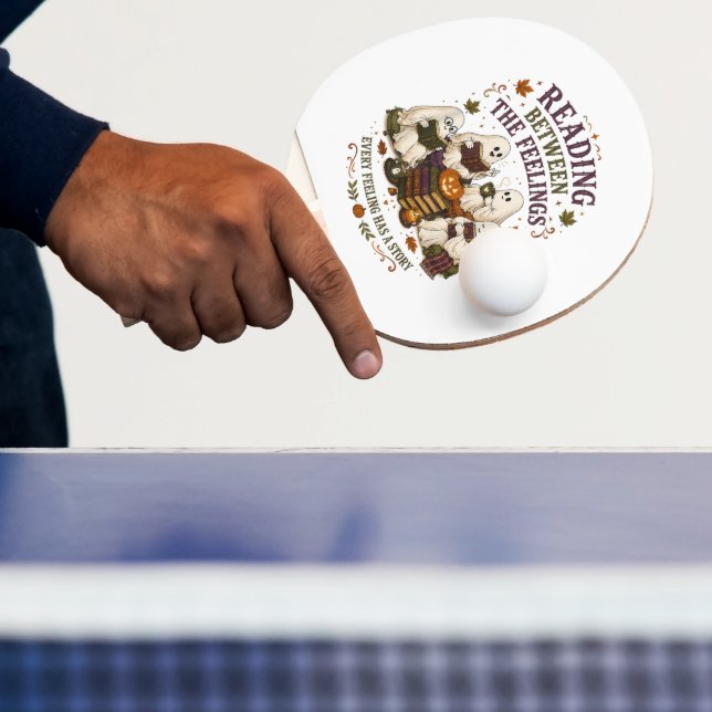Raquette De Ping Pong Lecteurs fantômes entre les sentiments  (Insitu)