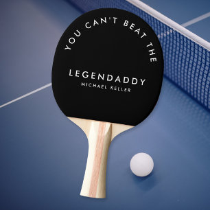 Raquette De Ping Pong Legendaddy pour légendaire Dads amusant minimalist