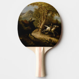 Raquette De Ping Pong Légende du cavalier sans tête fantôme d'Halloween