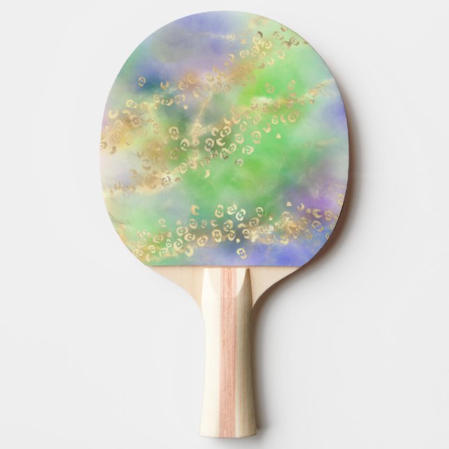 Raquette De Ping Pong Leopard Peinture série Design 4 (Devant)