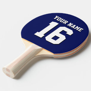 Raquette De Ping Pong L'équipe de Jersey de sports Blue Navy