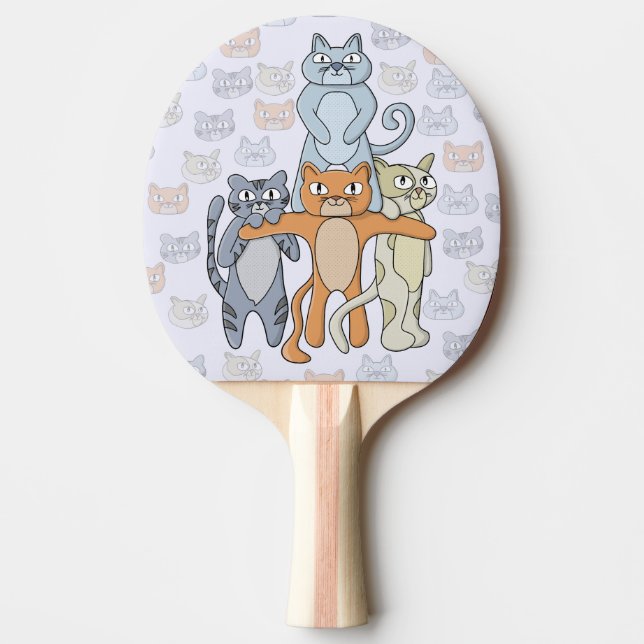 Raquette De Ping Pong Les Chats Magnifiques (Devant)