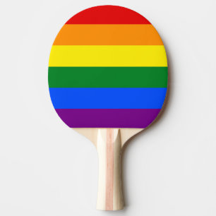 Raquette De Ping Pong Les couleurs de l'arc-en-ciel