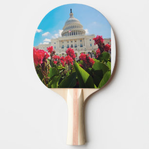 Raquette De Ping Pong Les Etats-Unis, Washington DC, bâtiment de capito