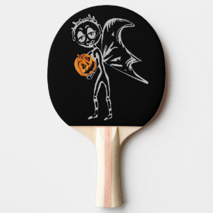 Raquette De Ping Pong Les Fées citrouilles Se Amusent À Halloween