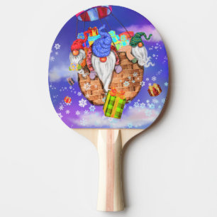 Raquette De Ping Pong Les nanas de Noël volent un ballon et donnent des