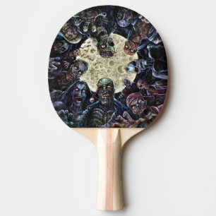 Raquette De Ping Pong Les zombis attaquent (l'horde de zombi)