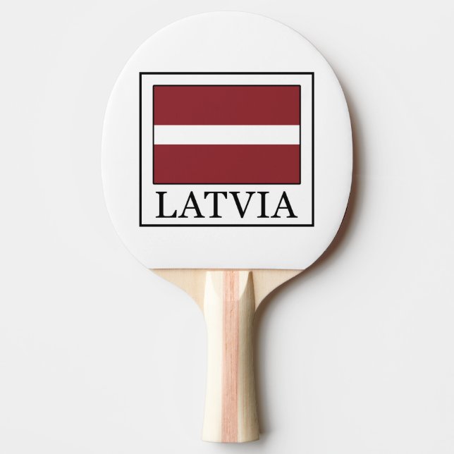 Raquette De Ping Pong Lettonie (Devant)