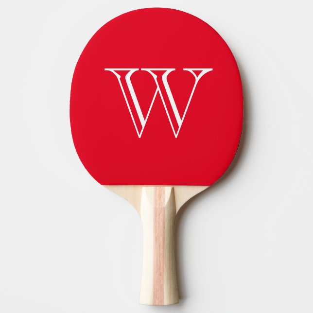 Raquette De Ping Pong Lettre Ping Pong Paddle-Monogram Ping-Pong Paddle (Devant)