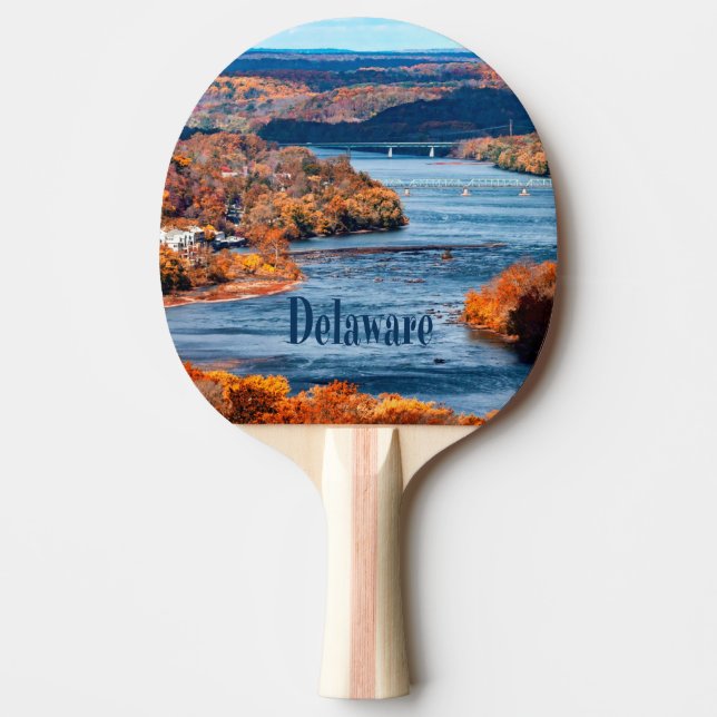 Raquette De Ping Pong Leviers d'automne de la rivière Delaware (Devant)