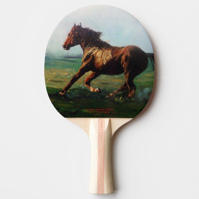 Raquette De Ping Pong Libertad/Liberdade/Liberté (Devant)
