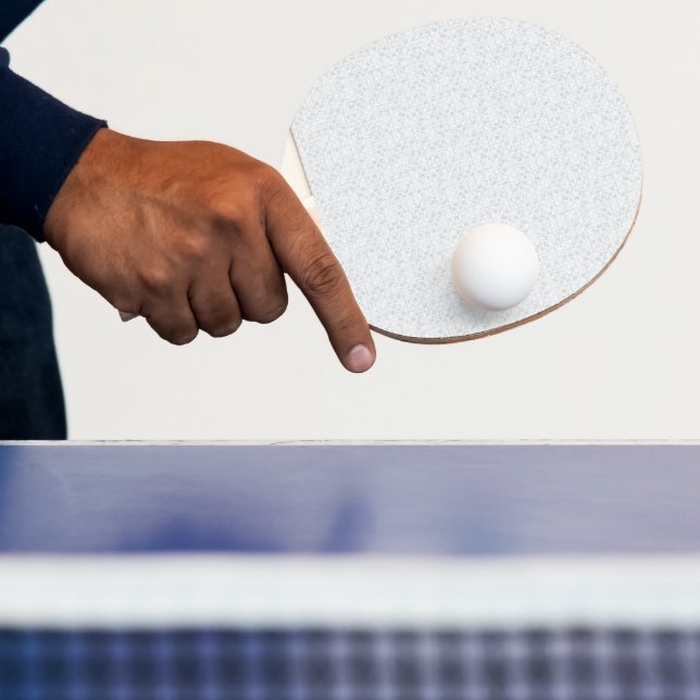 Raquette De Ping Pong Light Gray Geometric Floral |Modern Summer Pattern (Insitu)