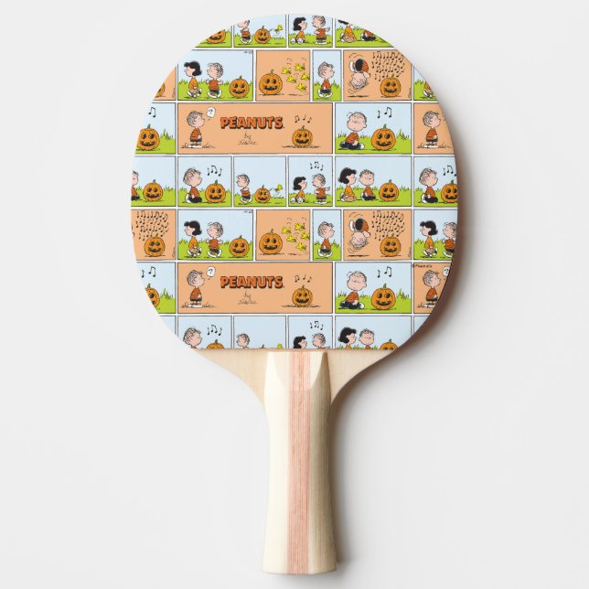 Raquette De Ping Pong Linus & Lucy | Chanter Jack-O-Lantern (Devant)