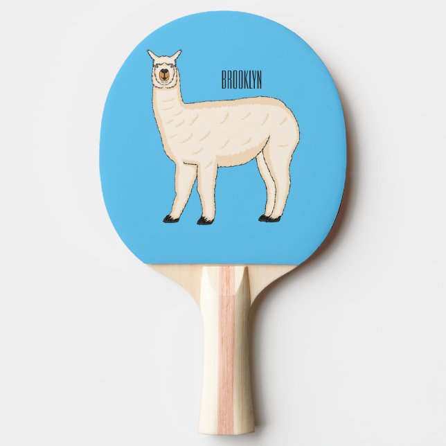 Raquette De Ping Pong Llama (Devant)