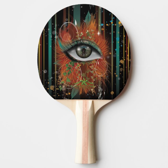 Raquette De Ping Pong L'oeil de Nikole (Devant)