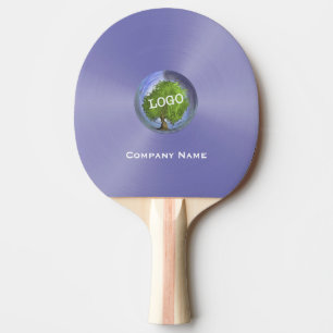 Raquette De Ping Pong Logo d'entreprise violet