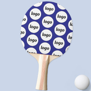 Raquette De Ping Pong Logo Motif commercial Promotionnel Blue