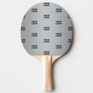 Raquette De Ping Pong Logos répétitifs sur un dégradé gris (couleur modi