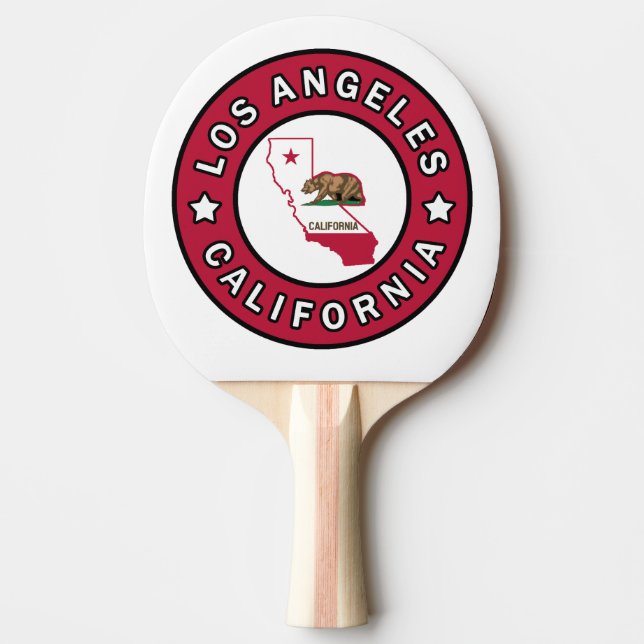 Raquette De Ping Pong Los Angeles Californie (Devant)