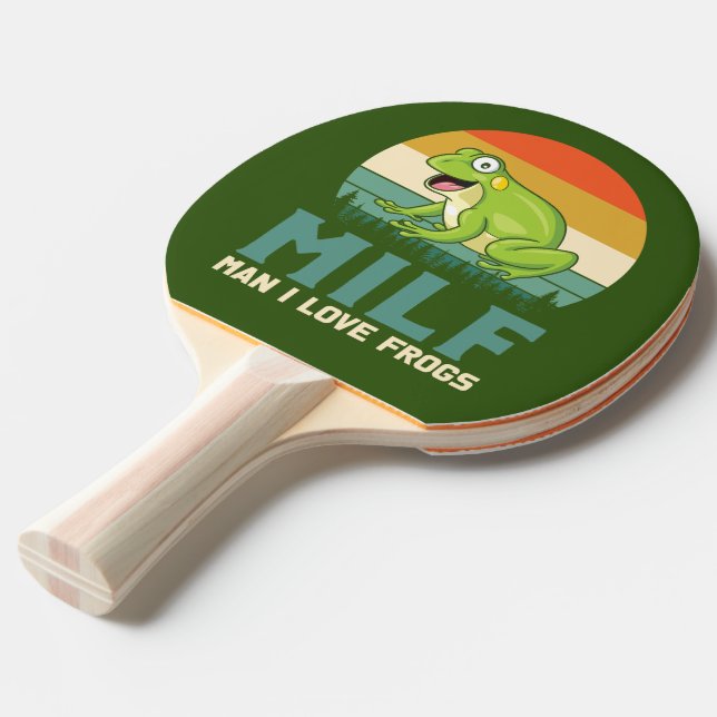 Raquette De Ping Pong Love Frogs Ping Paddle (Devant Angle)