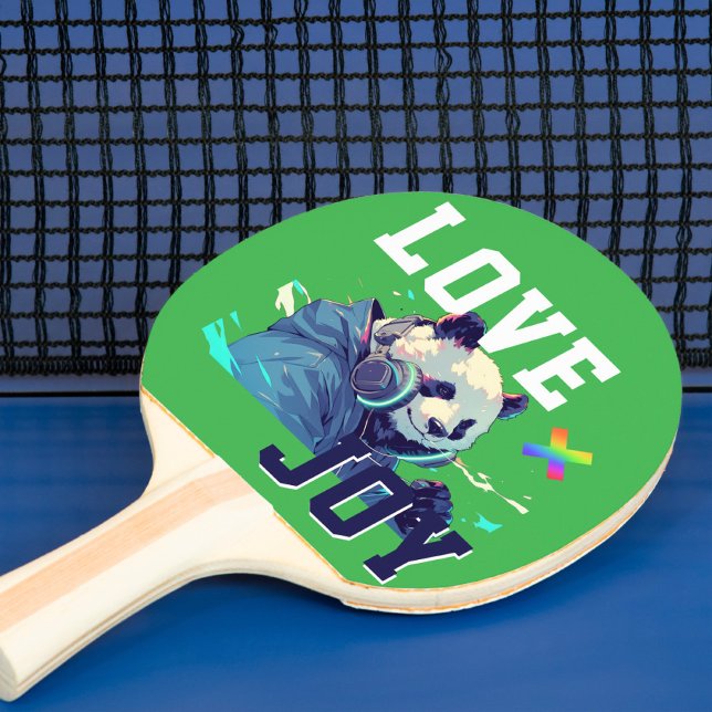 Raquette De Ping Pong LOVE × PANDA - Custom (Créateur téléchargé)