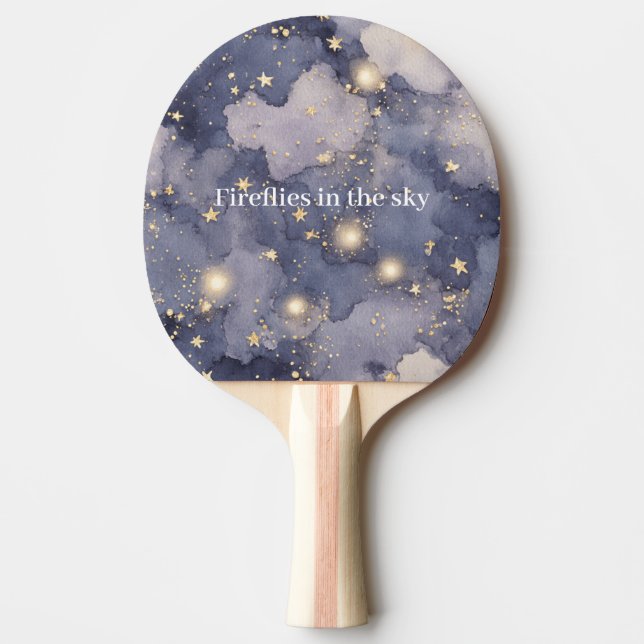 Raquette De Ping Pong Lucioles dans le ciel   (Devant)