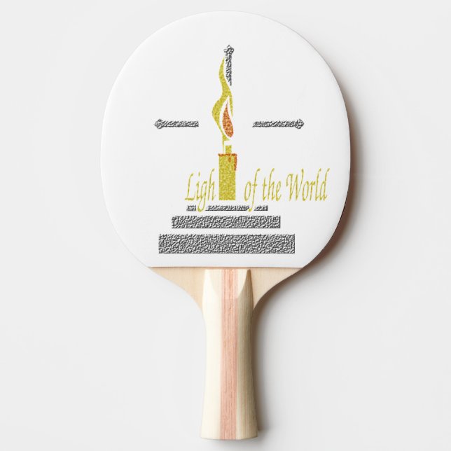 Raquette De Ping Pong Lumière du monde (Devant)