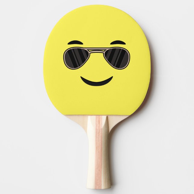 Raquette De Ping Pong Lunettes de soleil Emoji (Devant)